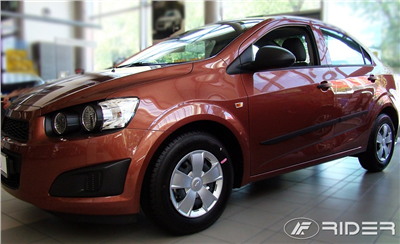 Boční ochranné lišty Chevrolet Aveo 2011-2015 (hatchback, sedan)