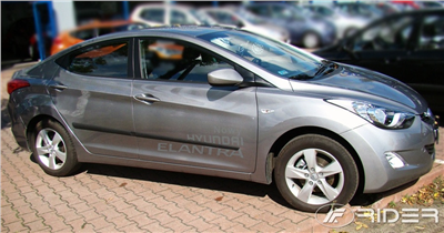 Boční ochranné lišty Hyundai Elantra 2010-2018 (sedan)