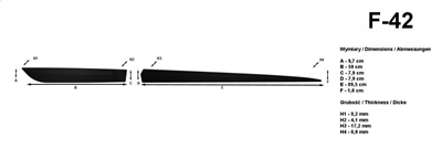 Boční ochranné lišty Kia Ceed 2012-2018 (combi)