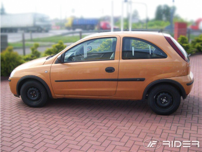 Boční ochranné lišty Opel Corsa 2000-2006 (hatchback, 3 dveře)