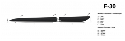 Boční ochranné lišty Toyota Rav4 2011-2012