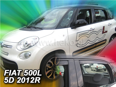 Ofuky oken Fiat 500L 2012- (4 díly)