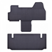 Gumové autokoberce Citroen Jumper 2006- (7 míst, 2 řady, Dou