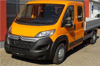Gumové autokoberce Citroen Jumper 2006- (7 míst, 2 řady, Double Kabine - DOKA)