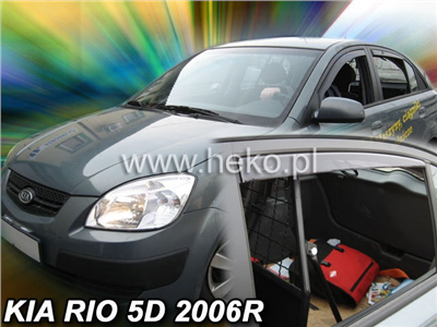 Ofuky oken Kia Rio 2011-2017 (4 díly, hb)