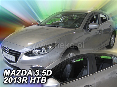 Ofuky oken Mazda 3 2013-2019 (4 díly, sedan/hatchback)