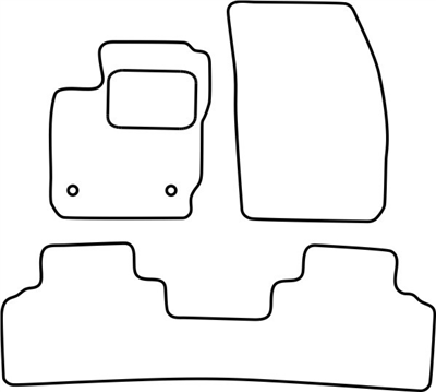 Textilní autokoberce Ford Tourneo Courier 2014