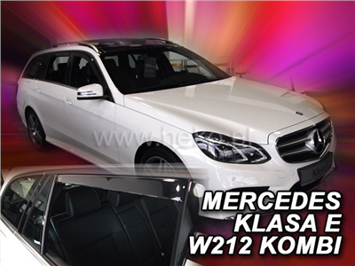 Ofuky oken Mercedes E-Class W212 2009- (5 dveří, 4 díly, combi)