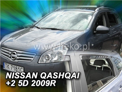 Ofuky oken Nissan Qashqai +2 2007-2014 (4 díly)