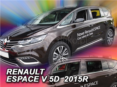 Ofuky oken Renault Espace 2015- (4 díly)