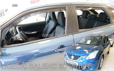 Ofuky oken Suzuki Baleno 2016- (4 díly)