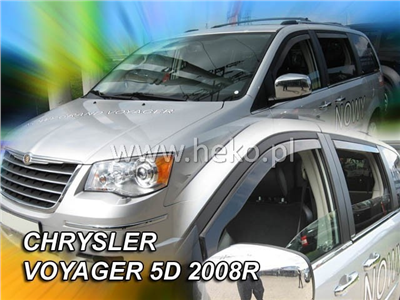 Ofuky oken Chrysler Grand Voyager 2008- (přední, 5 dveří)