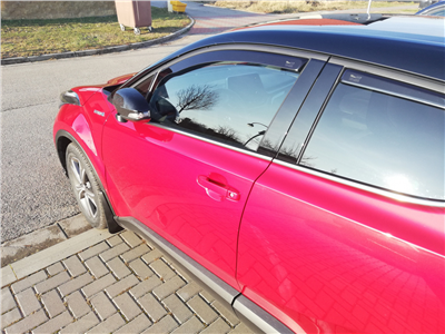 Ofuky oken Toyota C-HR 2016- (5 dveří, 4 díly)