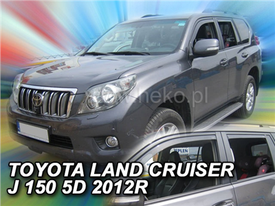 Ofuky oken Toyota Land Cruiser J150 2009-  (5 dveří, 4 díly)