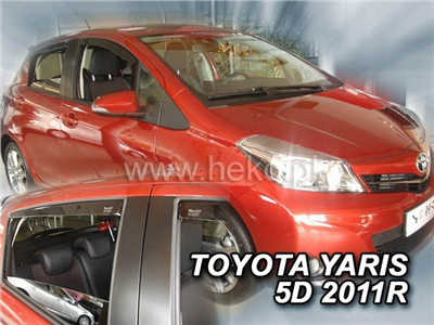 Ofuky oken Toyota Yaris 2010-2020 (5 dveří, 4 díly)