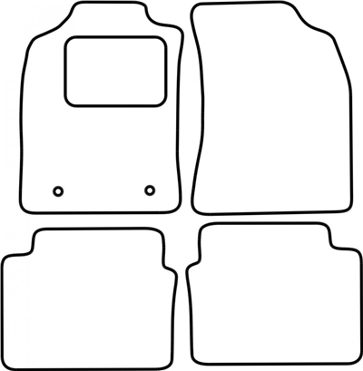 Textilní autokoberce Toyota Hilux 2011-2015