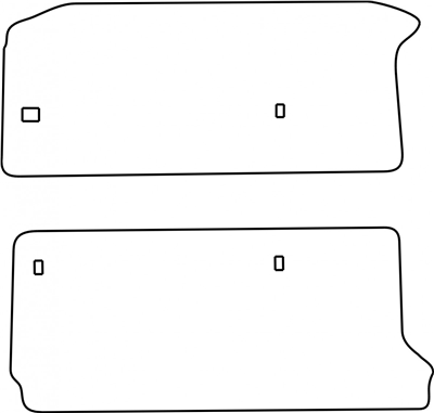 Textilní autokoberce VW Transporter T4 1990-2003 (II. a III. řada)