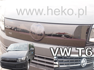 Zimní clona chladiče VW Transporter T6 / Caravelle 2015- (horní, černá maska)