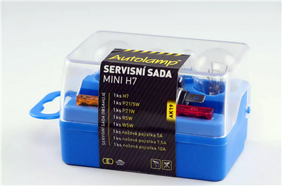 Motožárovky - Univerzální sada žárovek H7 12V