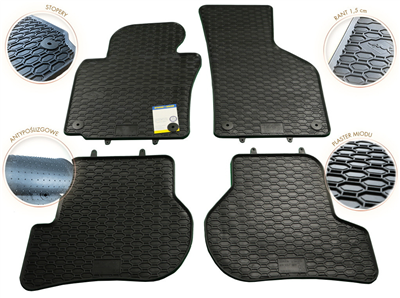 Gumové autokoberce VW Golf V. 2003-2008