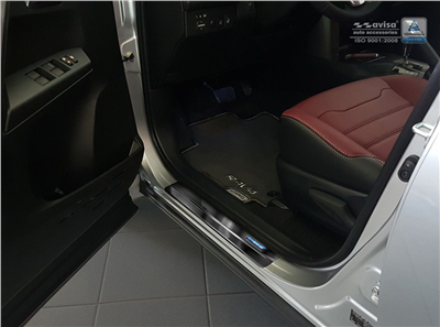 Prahové lišty Toyota C-HR 2016- (hybrid, tmavé, matné)