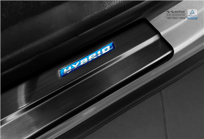 Prahové lišty Toyota Rav4 2016-2018 (hybrid, tmavé, matné)