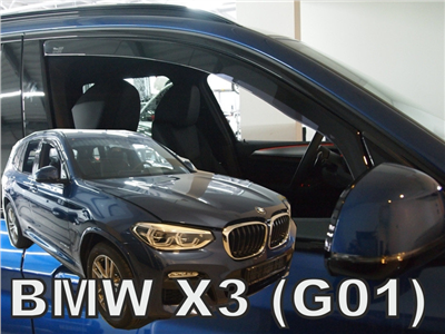 Ofuky oken BMW X3 2017- (přední, G01)