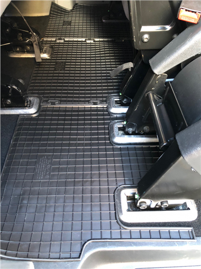 Gumové autokoberce VW Transporter T6 2015- (3. řada)