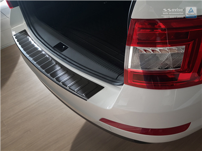 Ochranná lišta hrany kufru Škoda Octavia III. 2013-2017 (combi, tmavá, matná)
