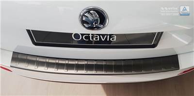 Ochranná lišta hrany kufru Škoda Octavia III. 2013-2017 (combi, tmavá, matná)