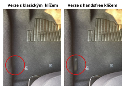 Gumové autokoberce Dacia Duster 2018- (klasický i handsfree klíč)