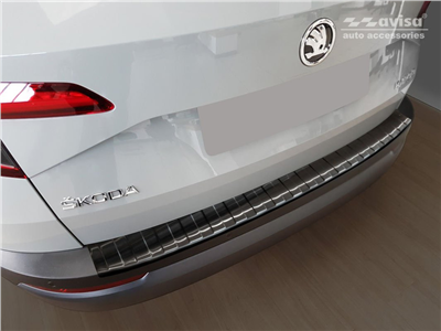 Ochranná lišta hrany kufru Škoda Karoq 2017-2022 (tmavá, matná)