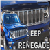 Deflektor kapoty Jeep Renegade 2014-