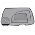 Sluneční clony Škoda Octavia I. 1996-2010 (sedan, se zadním 