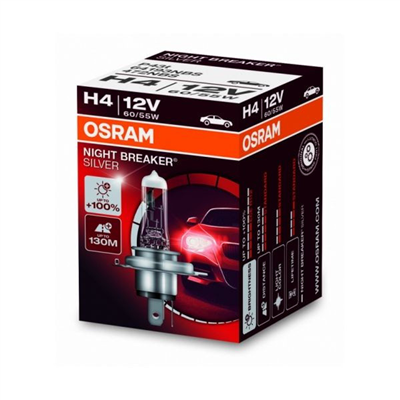 Autožárovka H4 12V 55W/60W P43t Night Breaker Silver