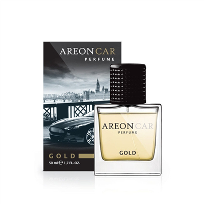 Luxusní parfém do auta Areon Gold (50ml, flakón)