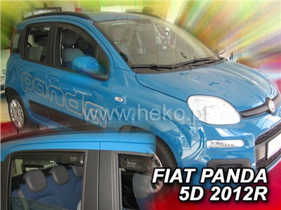 Ofuky oken Fiat Panda 2012- (4 díly)