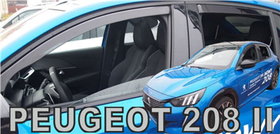 Ofuky oken Peugeot 208 2019- (4 díly)