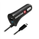 Swissten 20111500 USB adaptér 1x + USB-C kabel (pevný)