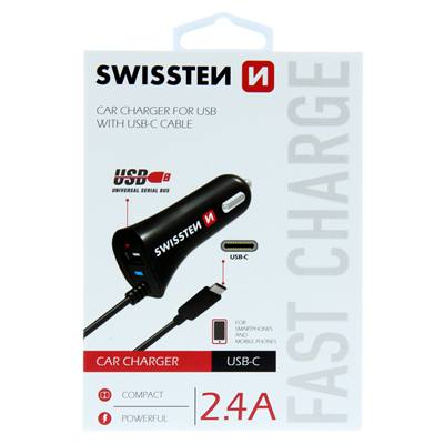 USB adaptér 1x + USB-C kabel (pevný)