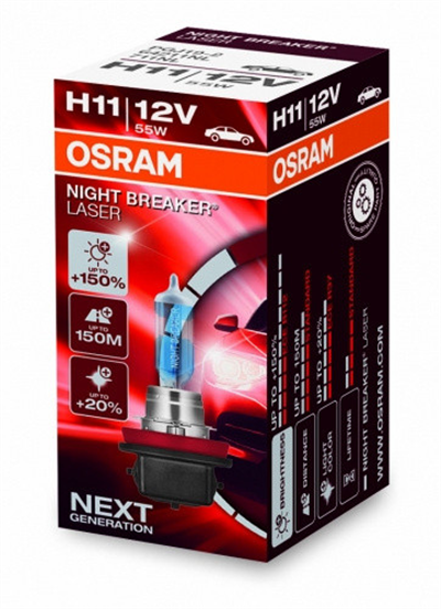 Autožárovka H11 55W PGJ19-2 Night Breaker Laser