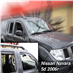 Ofuky oken Nissan Navara 2005-2014 (přední)