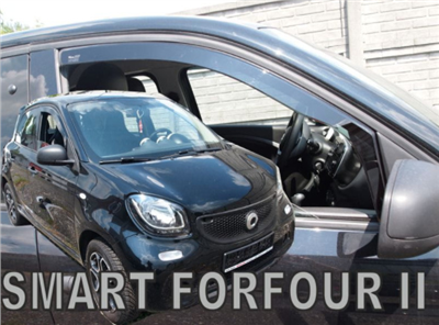 Ofuky oken Smart Forfour 2014- (přední)