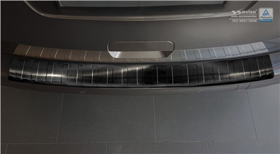 Ochranná lišta hrany kufru Citroen SpaceTourer 2016- (lakovaný nárazník, tmavá, chrom)