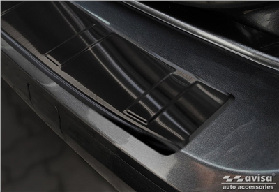 Ochranná lišta hrany kufru VW Caddy 2021- (tmavá, matná)