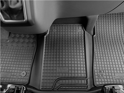 Gumové autokoberce Ford Tourneo Custom 2018-2023 (přední, 2 i 3 místa, automat)