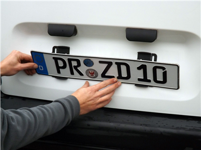 Podložka pod SPZ (bezrámečková, 2ks)