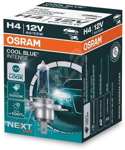 Autožárovka H4, 12V, 60/55W, P43t, Cool Blue Intense (1ks)