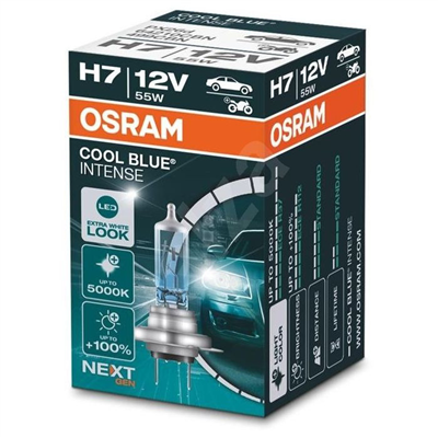 Autožárovka H7, 12V, 55W, PX26d, Cool Blue Intense Next Generation (1ks)