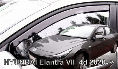 Ofuky oken Hyundai Elantra 2021- (přední)